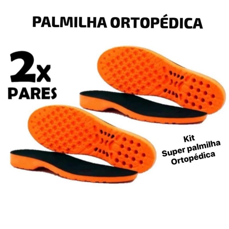 kit 2x ou 1x palmilhas ortopédicas em gel PU,super confortável anatômica anti-impacto