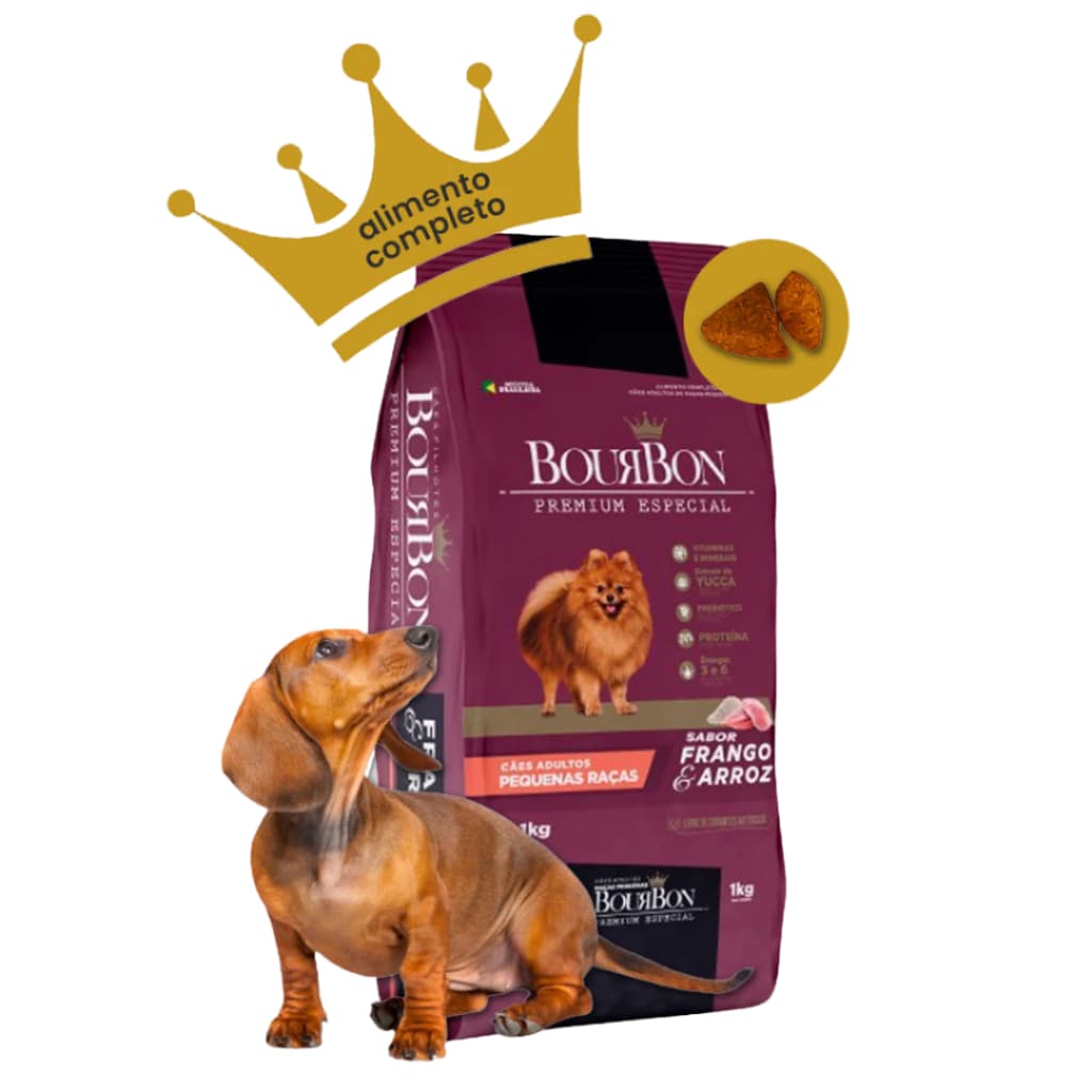Ração Para Cães Bourbon Dog Cachorro Raças Pequenas Premium Especial 5kg