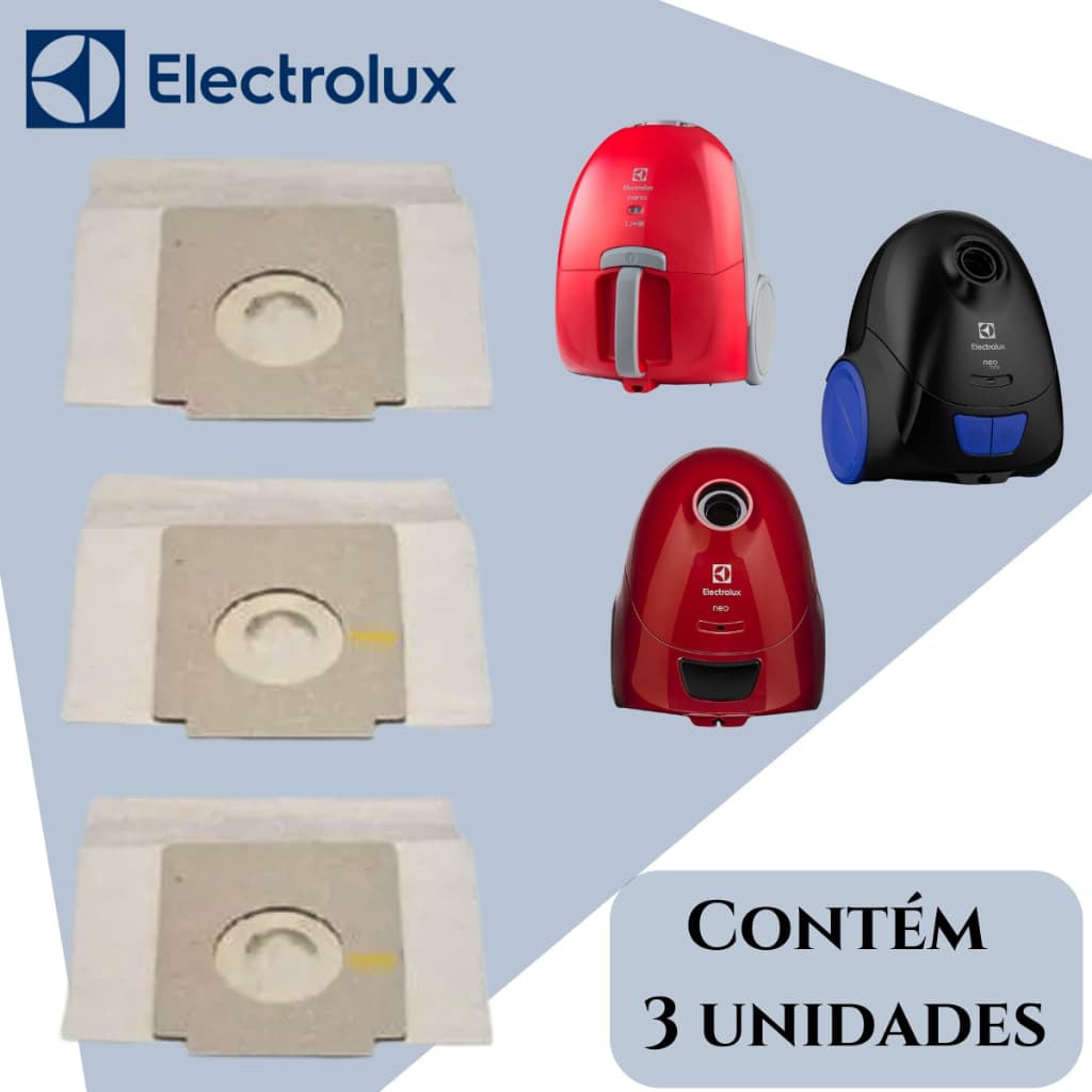 Saco Descartável para Aspirador de Pó Electrolux Compativel com modelo  - Nano - Neo30E - Neo31