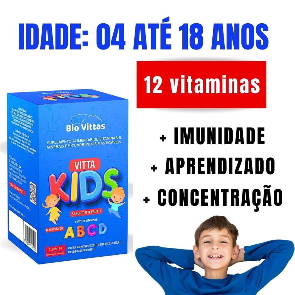 Vitta Kids Vitamina A-Z Completa Mastigável