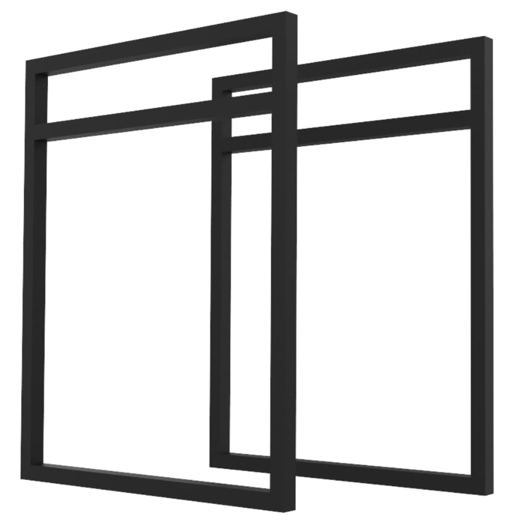 2 suporte prateleira nicho duplo estilo industrial suspensa parede 41x30cm