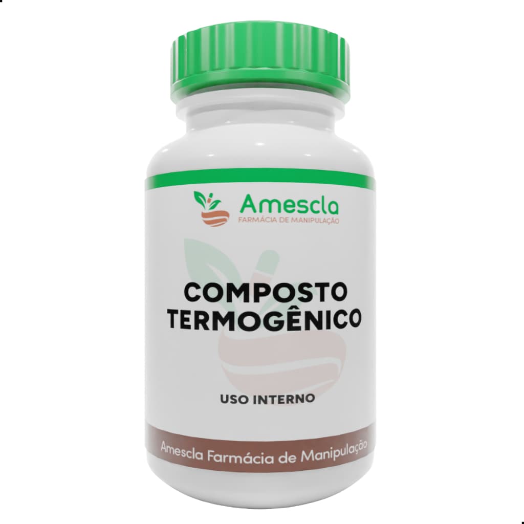 Composto Termogênico Com 60 ou 120 Cápsulas - Pré-Treino