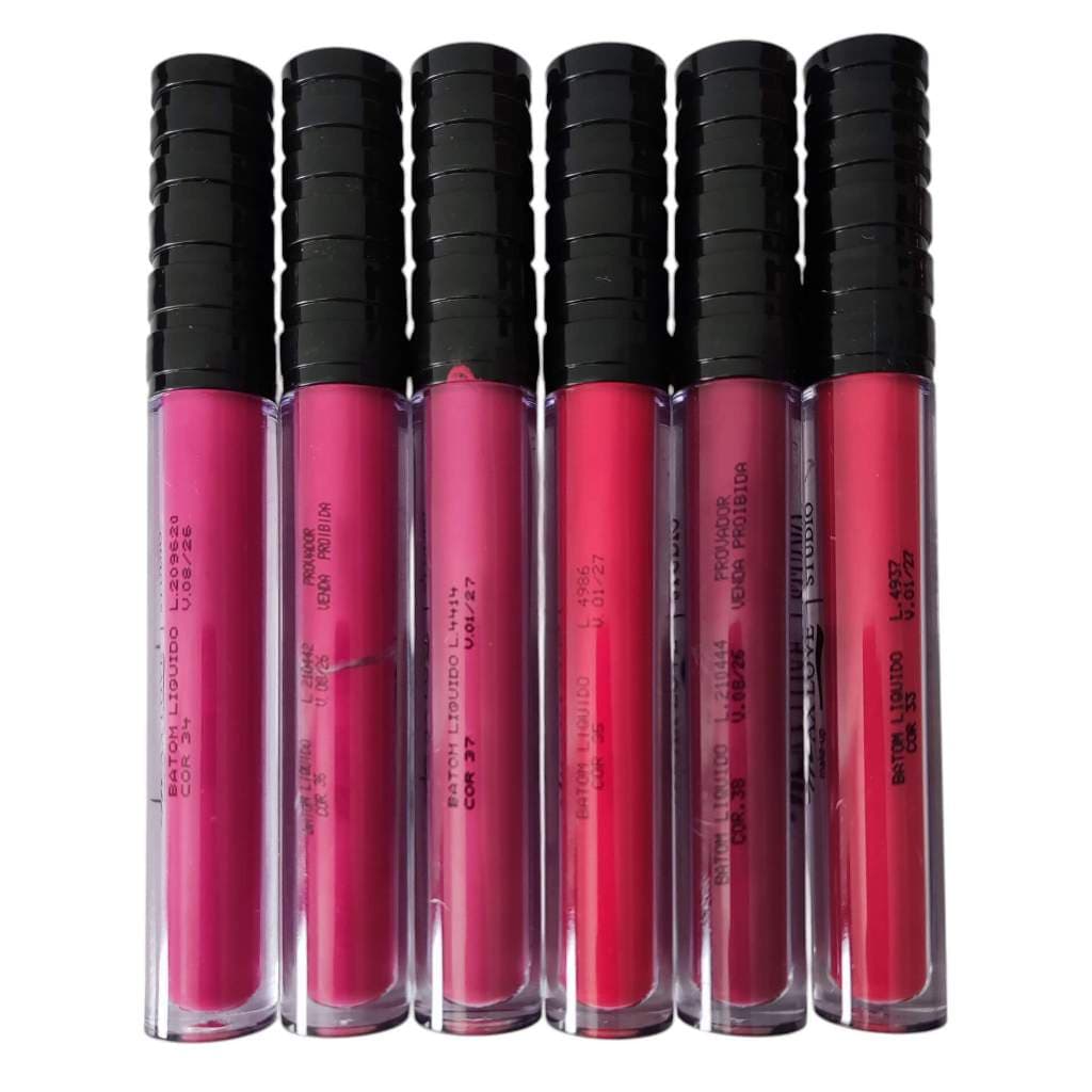 Batom Líquido Max Love Efeito Matte  24 Horas Lindas Cores 4ml