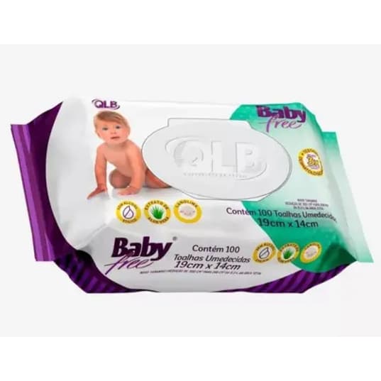 Lenço Umedecido Toalha Umedecida com Flip 100und - Babyfree