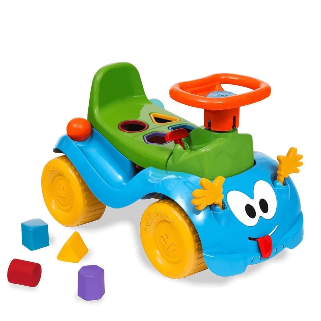 Totokinha Totoka Bolinha Carrinho Azul Menino - Cardoso Toys