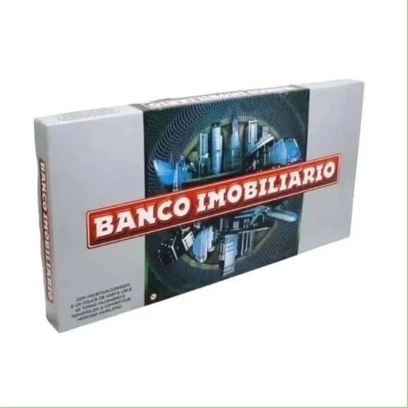 Banco Imobiliário O Jogo De Tabuleiro Tradicional Para Família Menor Preço Promoção