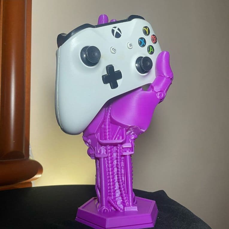 Suporte para Controle de Videogame PlayStation / Xbox Mão Robô - Resistente Presente Decoração