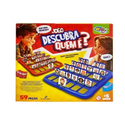 Jogo Para Familia Advinha Quem? Jogo Para Crianças Passa-tempo, jogo de tabuleiro, Descubra quem é?