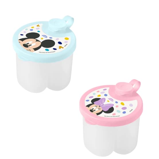 Dosador de leite em pó Infantil Mickey e Minnie 300ml - Plasútil