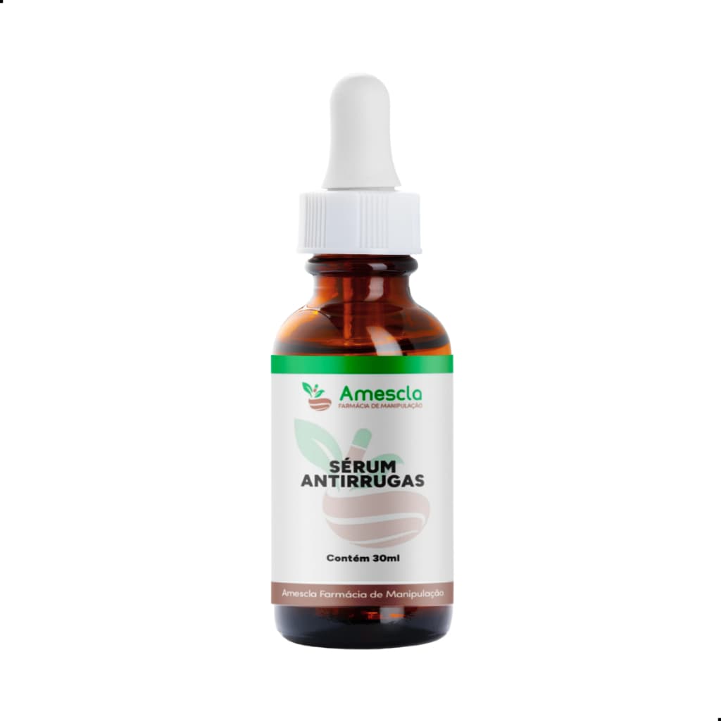 Sérum Facial Antirrugas Vitamina C e Ácido Hialurônico – Firmeza e Hidratação – 30ml