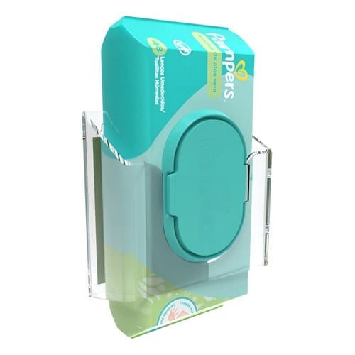 Porta Lenço Umedecido De Parede Em Acrílico Quarto do Bebê Banheiro