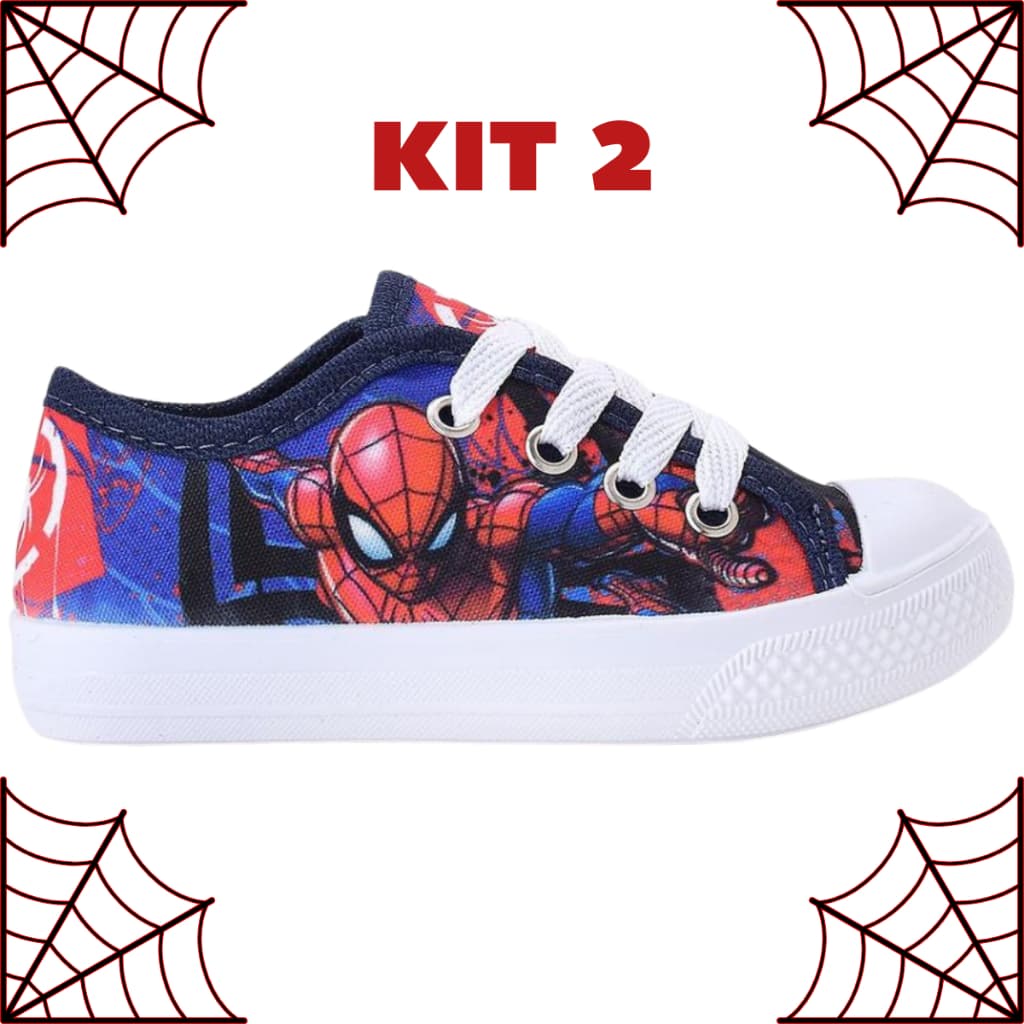 Kit 2 Tênis Infantil Menino Super Confortável Masculino Escolar Confortável Casual