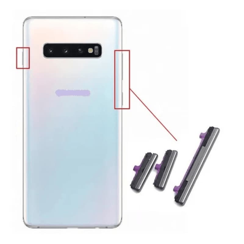 Botões Liga Volume Bixby Compatível Galaxy S10 S10 Plus G973 G975
