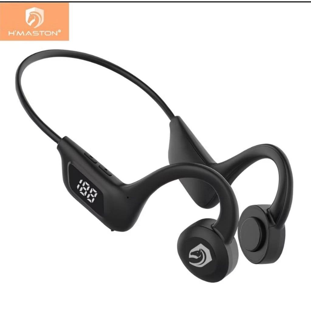 H'maston F921 Fone Ouvido De Condução Area Esportivo Bluetooth V5.2 Neckband Earflex