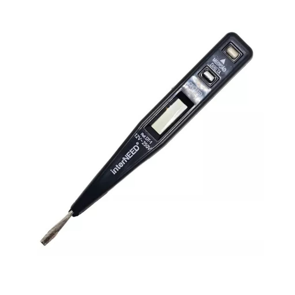 Chave Test Digital e Chave Test Normal Interneed 110V 220V Casa Testador de Tensão Apartamento Condomínio Segurança