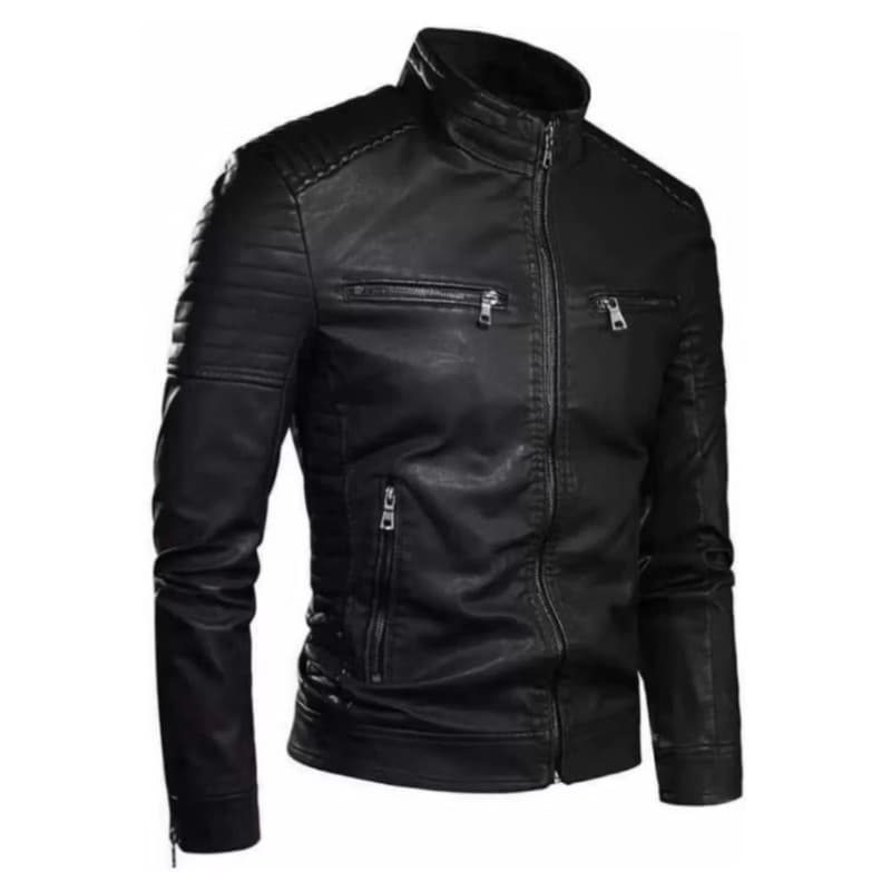 Jaqueta Masculina De Couro T3
