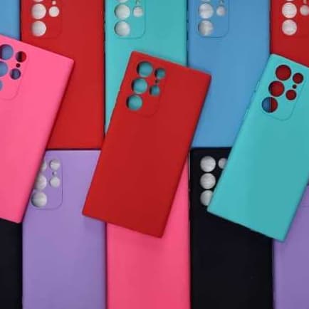 Capa Capinha Para-SAMSUNG S22 ultra  - Samsung Silicone Aveludado  POR DENTRO