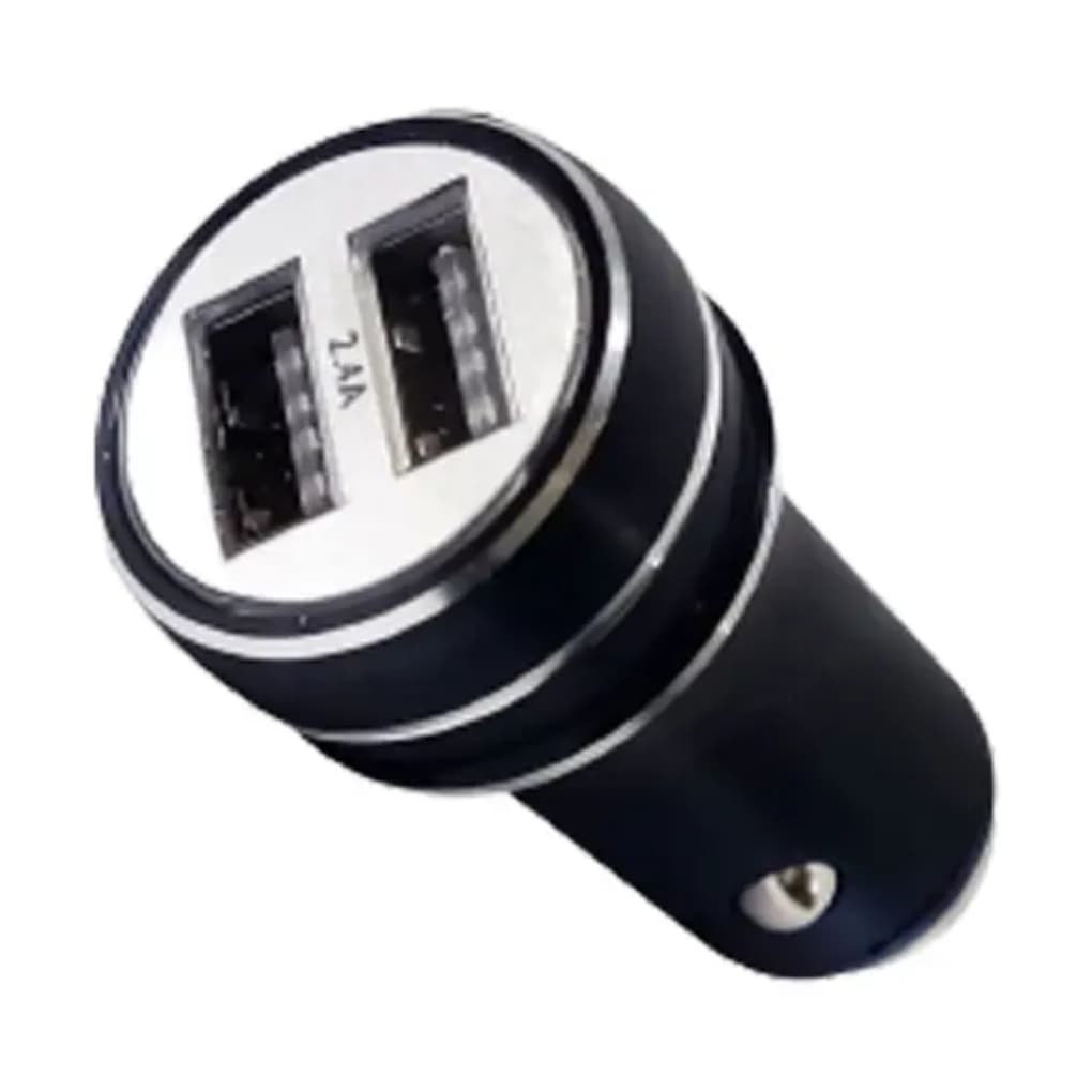 Carregador turbo adaptador veicular de isqueiro de carro c/ 2 saídas usb inova 4.1A