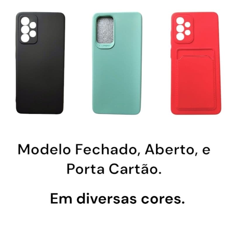 Kit Capinha e Película 3D para celular modelo A52 / A52s + limpeza de tela. Proteção Celular