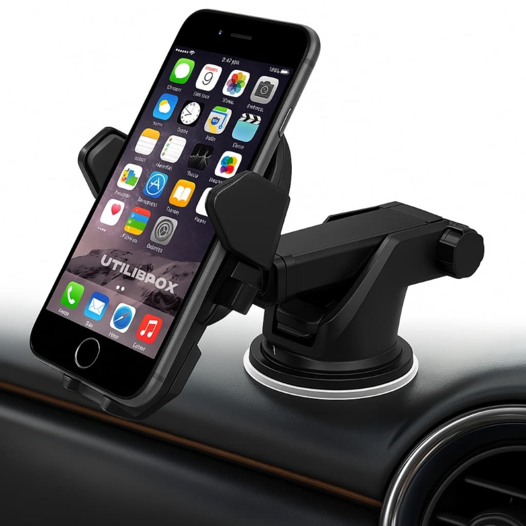 Suporte Veicular Carro Para Celular 360 ° Giratório Universal Multifuncional Ventilacao Ar Ventosa