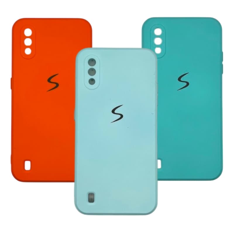 Capa Capinha Galaxy A01 CSGA01 Case Protetora Celular Estilosa Cores Samsung ANDROID
