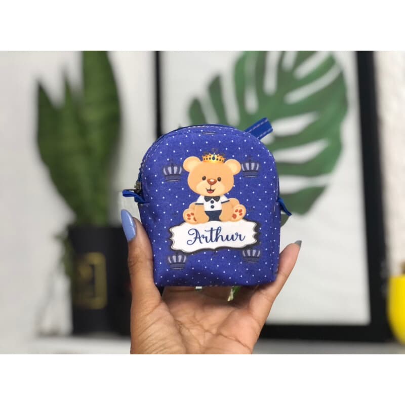 5 unidades Porta chupeta personalizado Necessaire porta chupeta