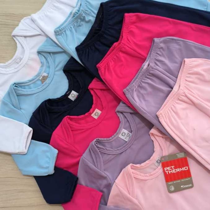 Body Térmico bebê + calça conjunto bory para bebe roupa térmico Menina e Menino segunda pele inverno