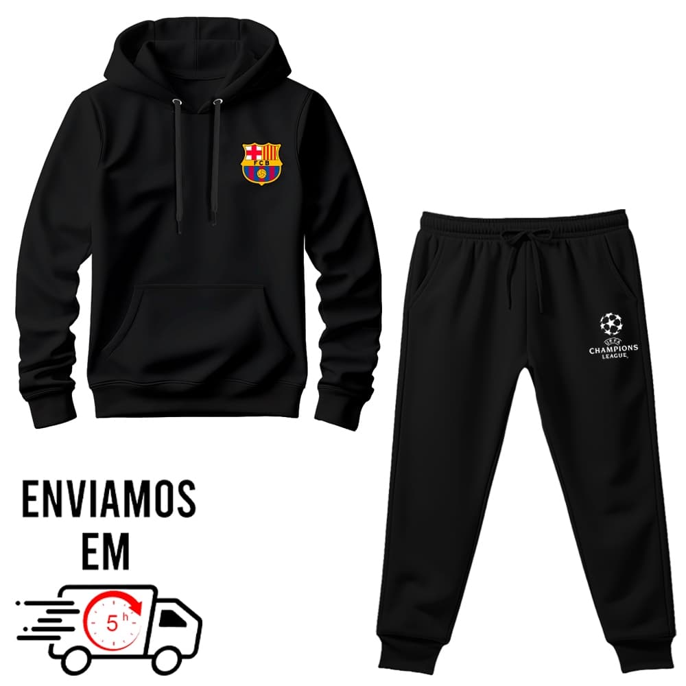 Conjunto Blusa Moletom e Calça Moletom EXCLUSIVA BC 2025 100% Algodão PREMIUM Envio IMEDIATO