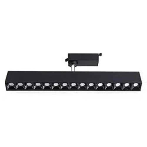 Luminária LED Spot para Trilho 15 LEDS IP20 Bivolt Preto
