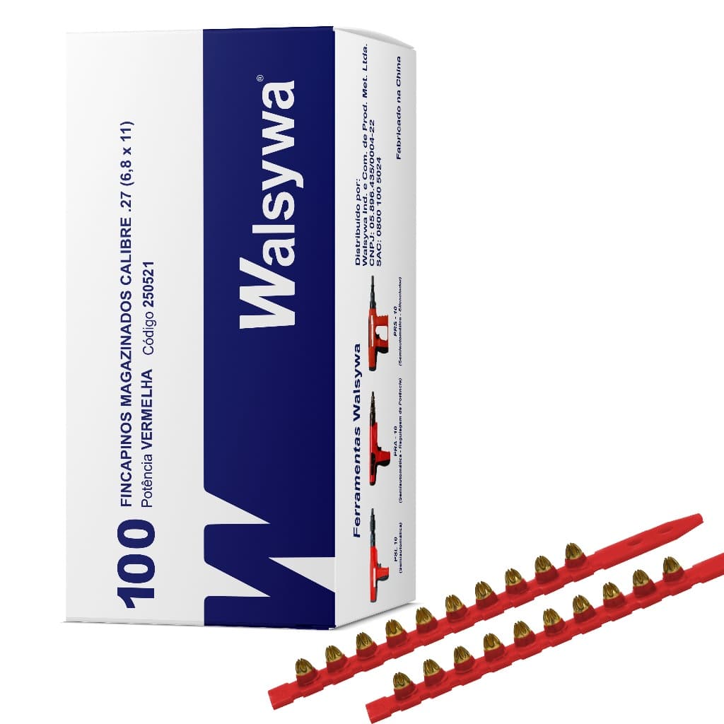 Fincapino C.27 Magazinado Vermelho Walsywa Caixa C/100
