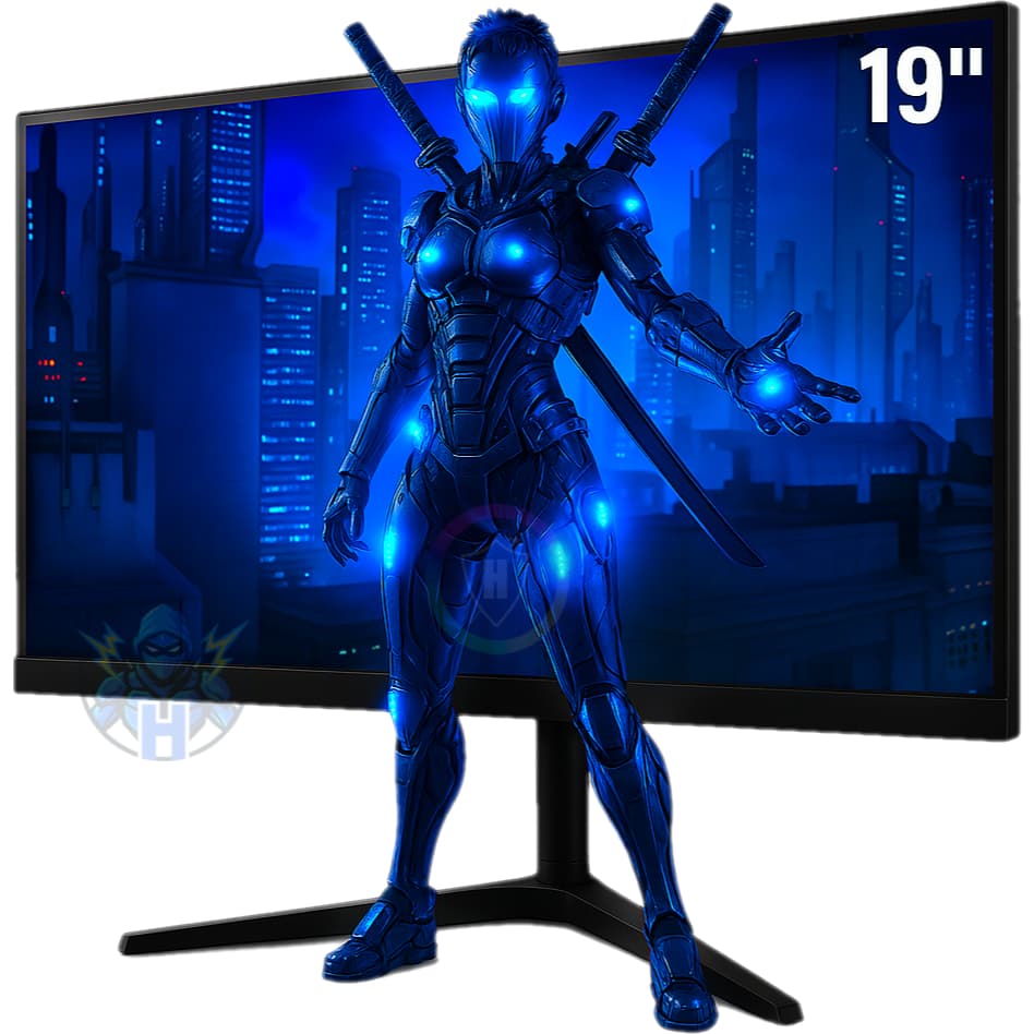 Monitor Gamer Led 19" 20" HD 1440x900p Completo c/ Cabos Garantia 1 ano + NFe