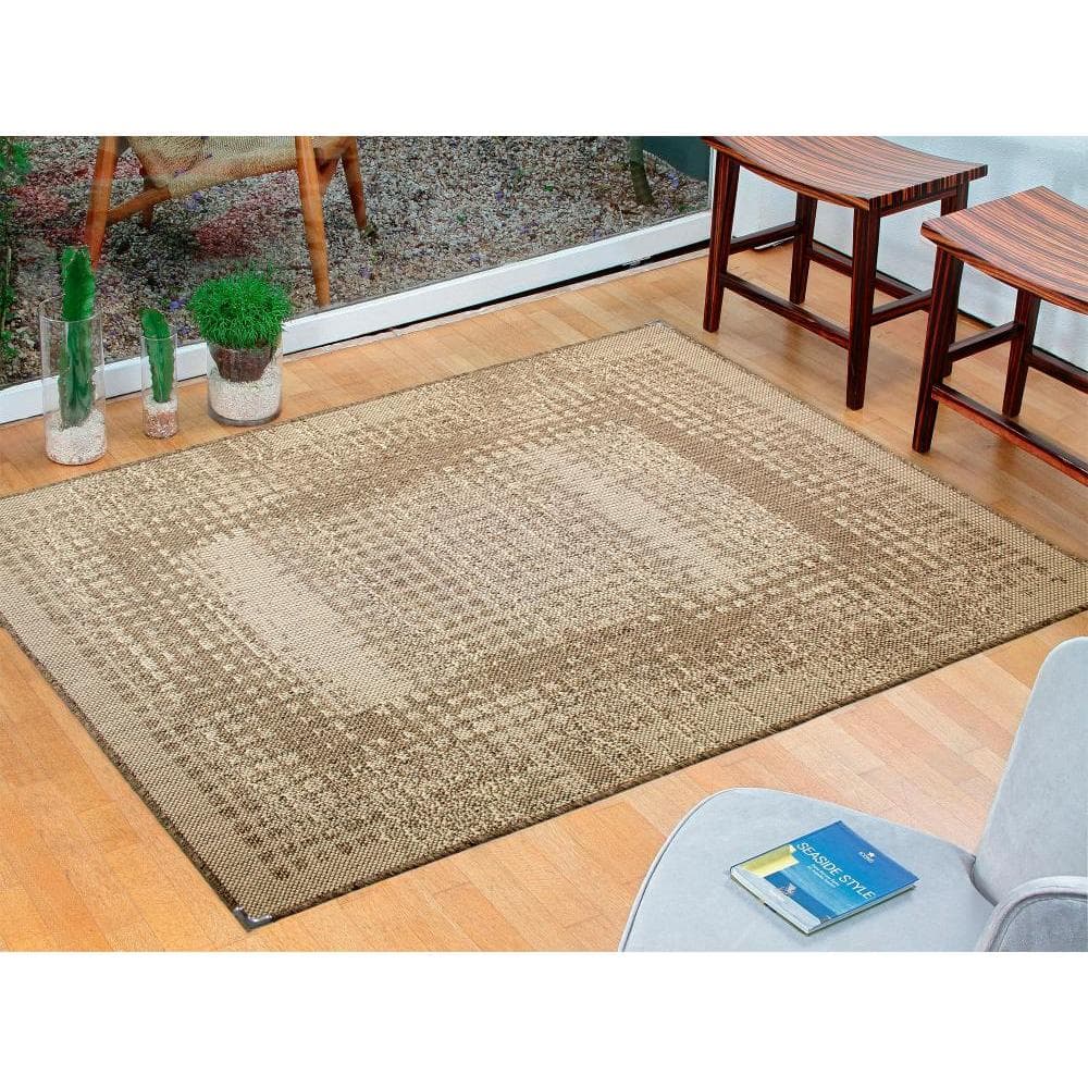Tapete Sisal 1,00 X 1,50 Hotel Sala Quarto Não Risca Promoção 100% Antiderrapante Sem Pelo