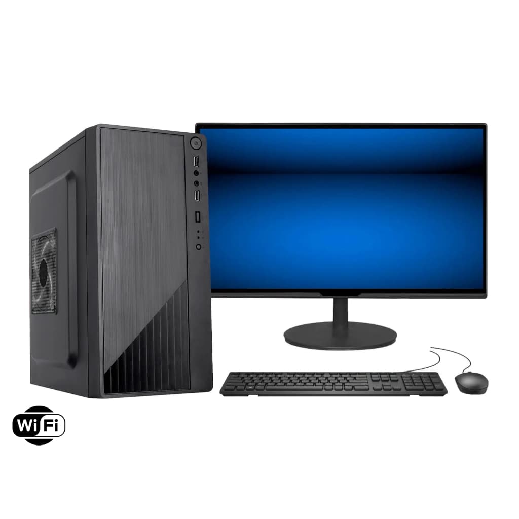 Computador Completo Intel Core I3 8gb de Ram Ssd 240gb Monitor Led 20" Hdmi + Windows 10