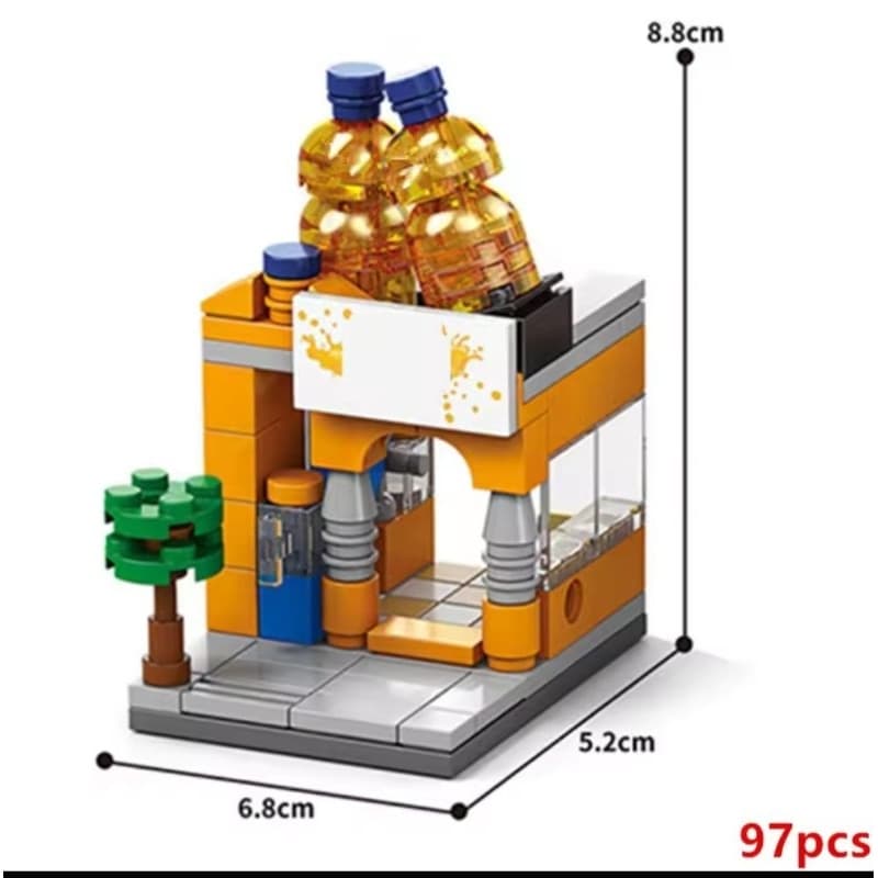Blocos de.montar similar LEGO Loja da Fanta