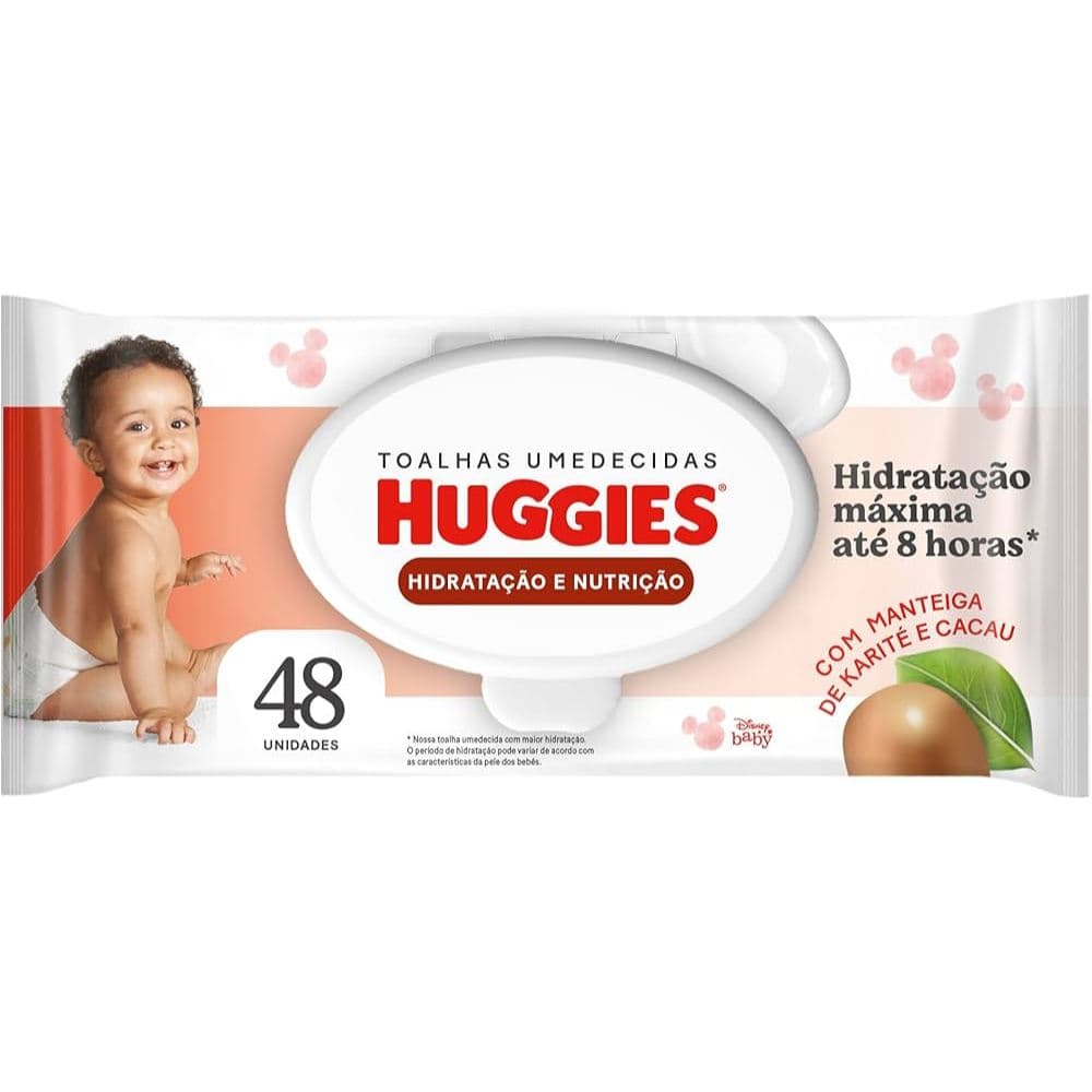 Kit 12 Lenços Umedecidos Huggies Supreme Care C/48=576 Lenços