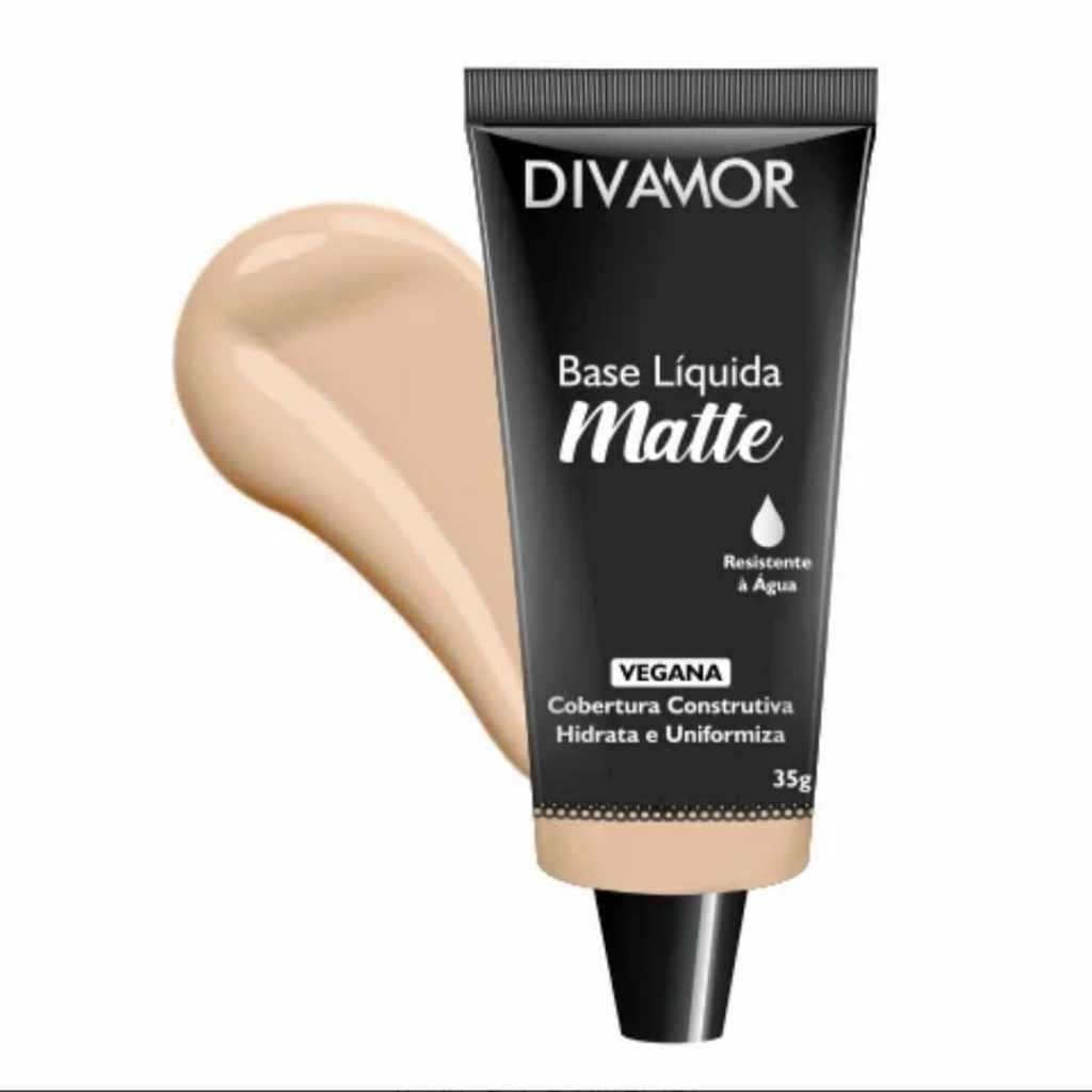 Base líquida Matte vegana - Divamor