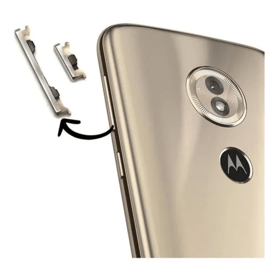 Botões Botão Power Liga Volume Compatível Moto G6 Play XT1922 ou MOTO E5