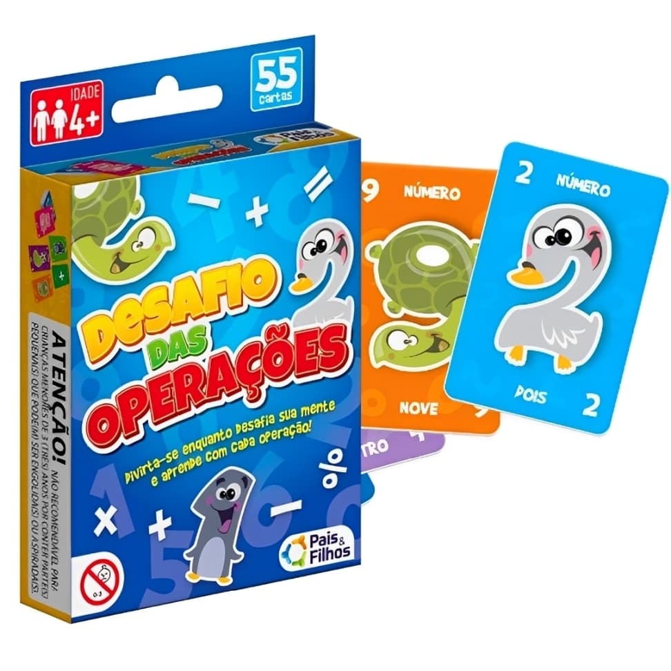 Jogo Educativo Descobrindo Aprendendo Matemática Brinquedo Infantil Educativo