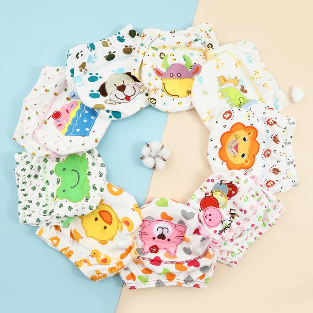 Fralda de Treinamento Infantil Reutilizável para Desfralde – Cueca/Calcinha Absorvente Ecológica
