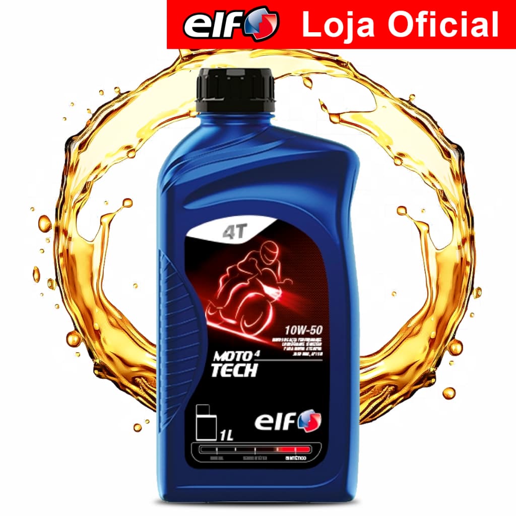 Óleo Para Moto 10W-50 Sintético Elf Moto 4 Tech