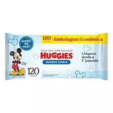 Lenços Umedecidos Huggies Higiene Diária 120 Unidades.