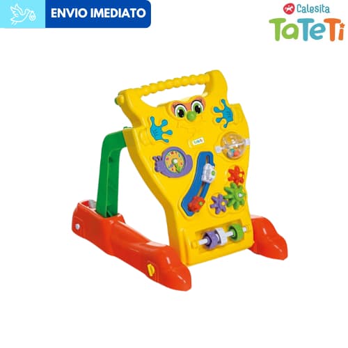 Andador Infantil Brinquedo Bebe Carrinho Didatico Andador Feliz Tateti Calesita