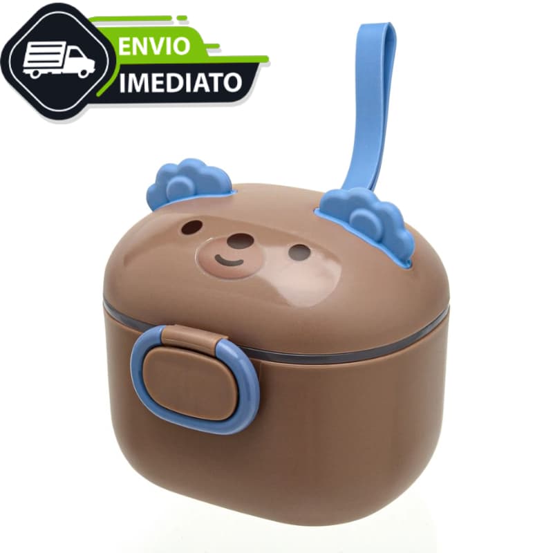 Porta Leite em Pó para Bebe Infantil Com Dosador e Nivelador capacidade para 400ml Livre de BPA