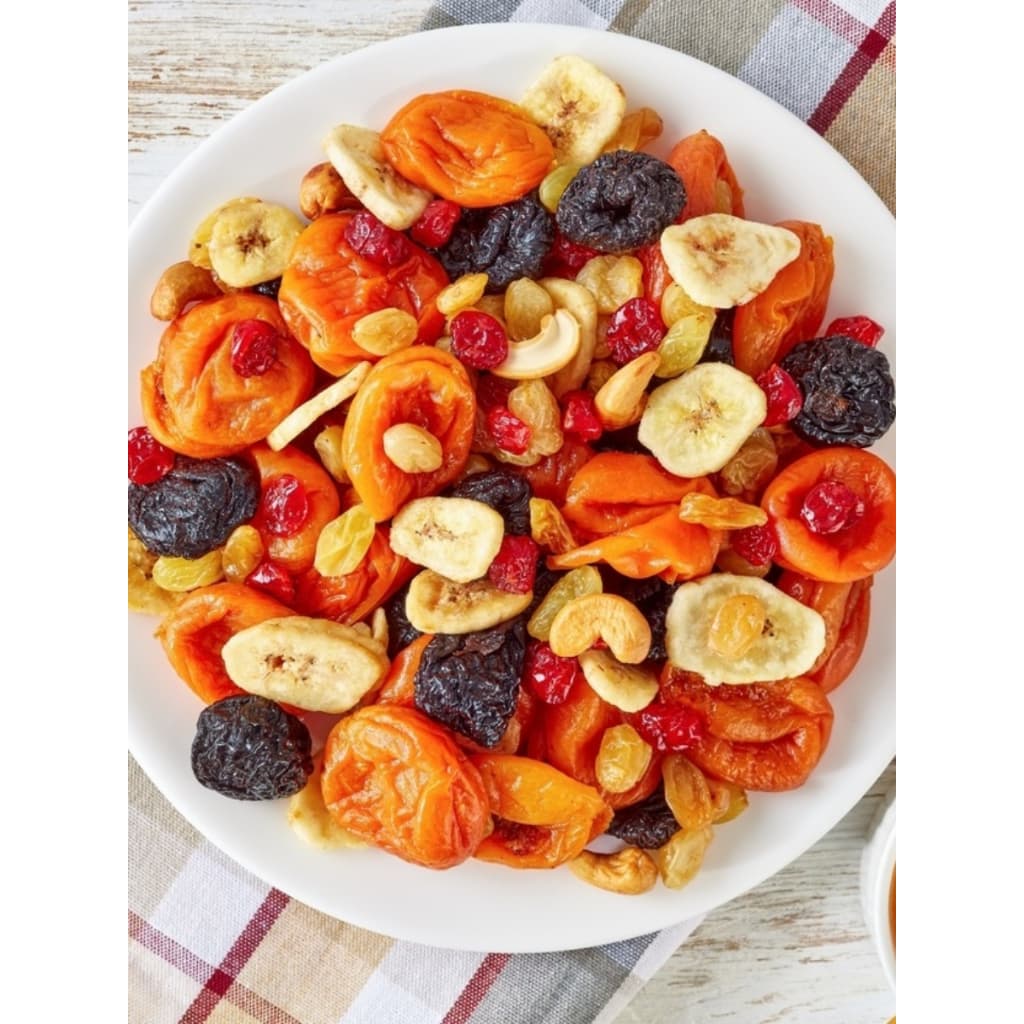 Mix De Frutas Desidratadas Saúdavel 500g - Diversas Quantidades Premium 100% Natural - A Granel