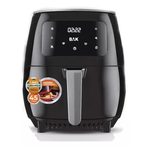 Air Fryer Fritadeira Elétrica Completa Com Painel Digital Touch Turbofry Premium Bak