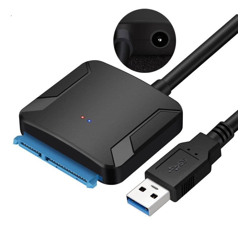 Adaptador Sata Usb Drive de Leitura SSD Hd 2.5/3.5 Externo com fonte