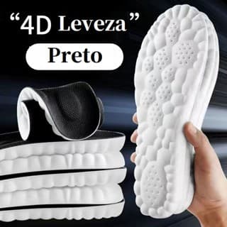 Palmilhas esportivas 4D de látex confortáveis e antiderrapantes