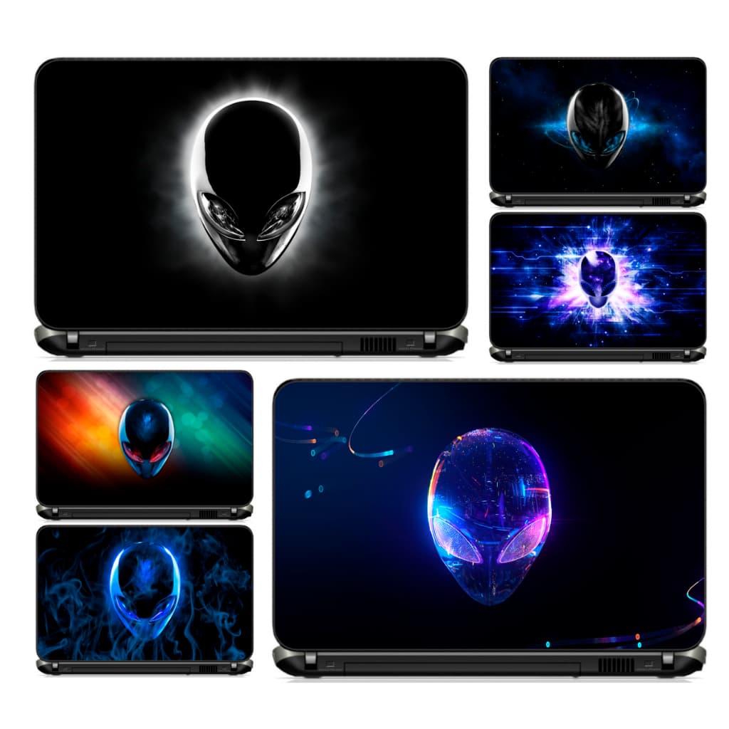 Adesivo Personalizado Skin Pelicula Notebook Macbook Tablet Alienware [ 00 ] Alien Gamer