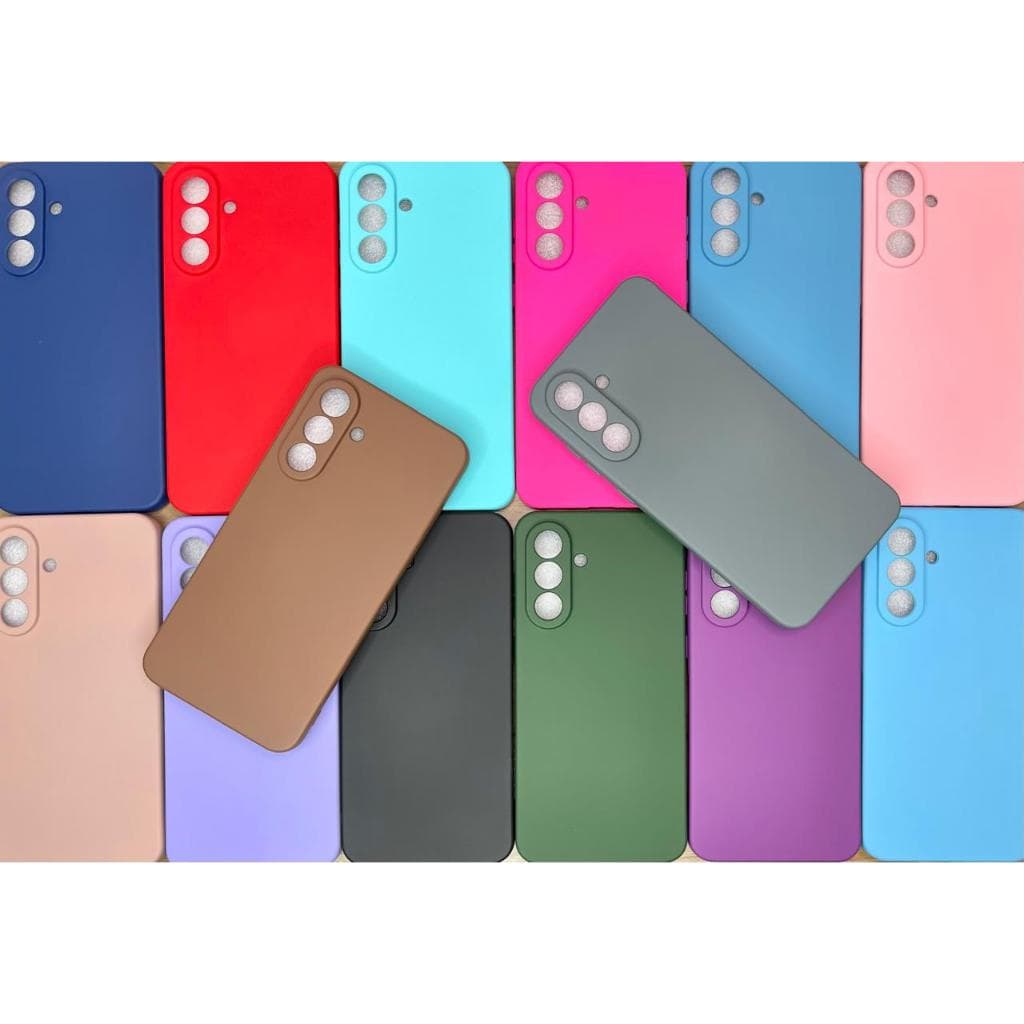 Capa Capinha Para Samsung A56 Silicone Aveludado Pelicula Case