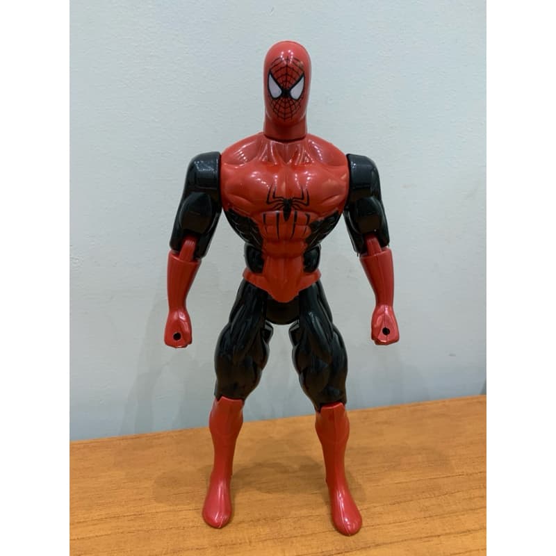 Boneco Super Heroi - Aranha Negro - Boneco 30 cm - Boneco Heroi Grande Articulado